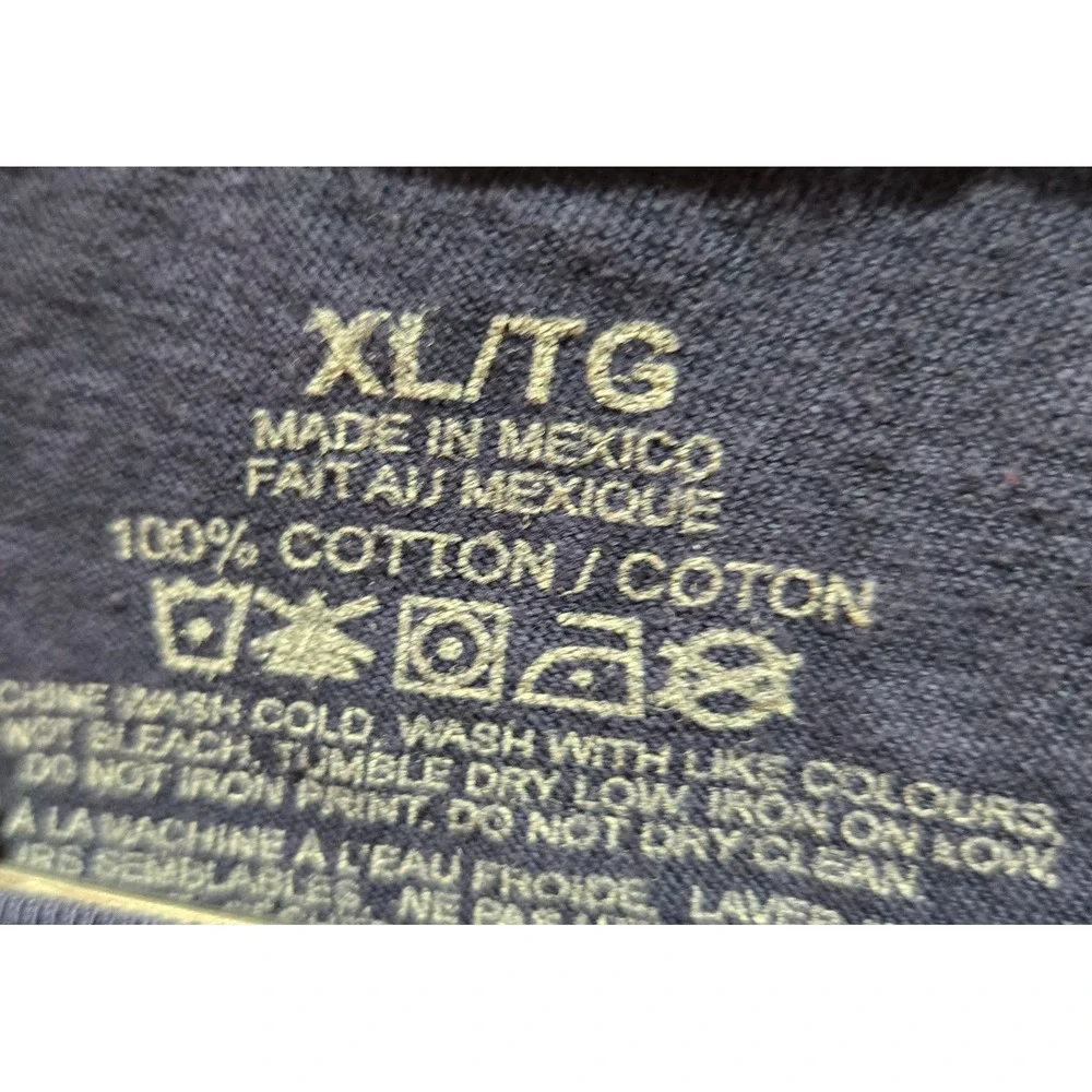 Vincent Van Gogh Starry Night Graphic Tee NWOT‎ Blue XL Art Mineral Wash Cotton - Picture 3 of 5